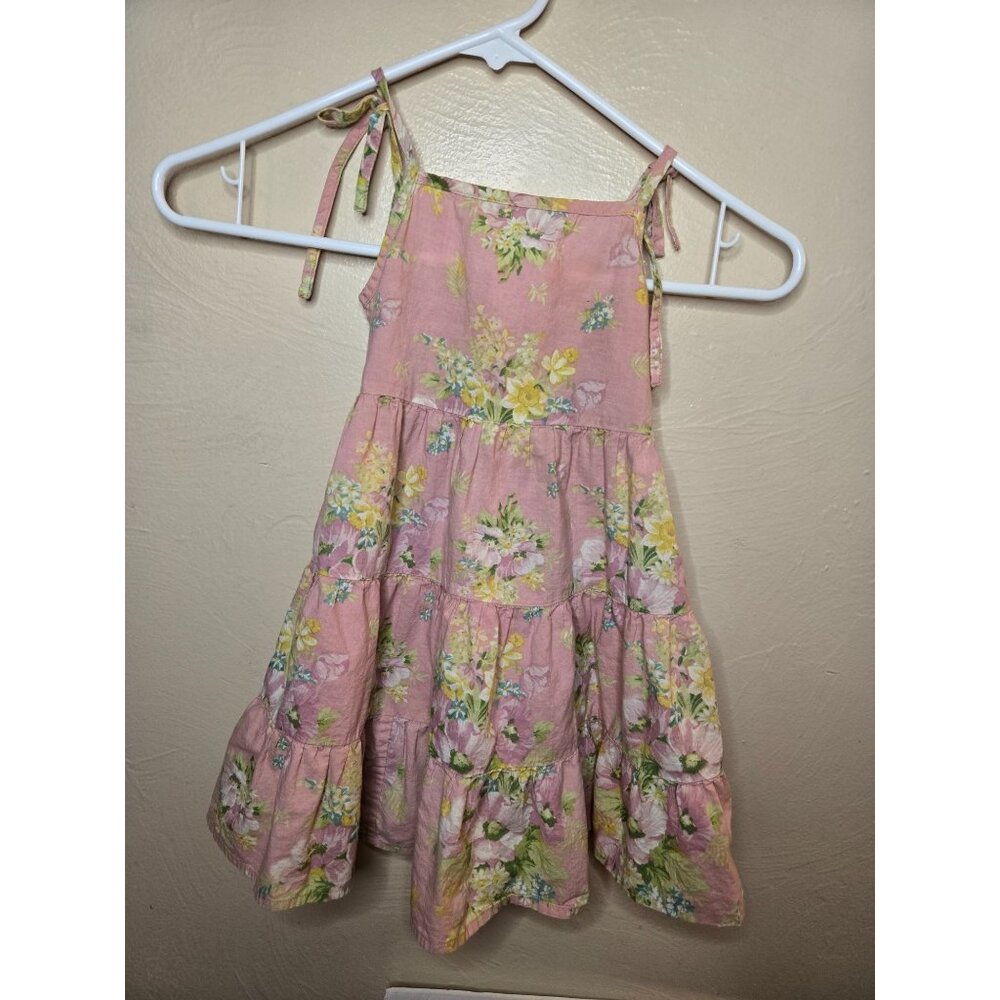 April Cornell Toddler Floral Tiered Sundress Size 2 Classic Summer